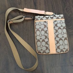 Coach travel passport wallet